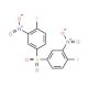 4,4′-Difluoro-3,3′-dinitrodiphenylsulphone (CAS 312-30-1) - chemical structure image