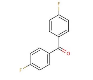 4,4&prime;-Difluorobenzophenone (CAS 345-92-6) - chemical structure image
