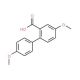 4,4′-Dimethoxy-biphenyl-2-carboxylic acid - chemical structure image