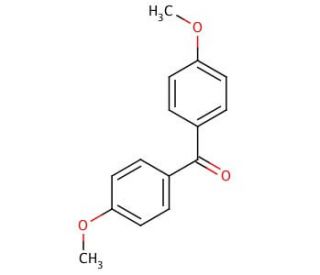 4,4&prime;-Dimethoxybenzophenone (CAS 90-96-0) - chemical structure image