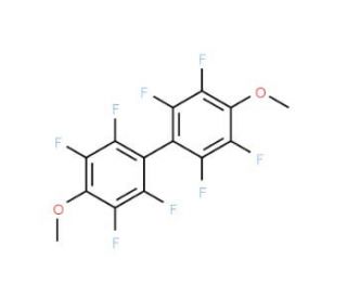 4,4&prime;-Dimethoxyoctafluorobiphenyl (CAS 2200-71-7) - chemical structure image