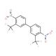4,4′-Dinitro-3,3′-bis(trifluoromethyl)biphenyl (CAS 363-95-1) - chemical structure image