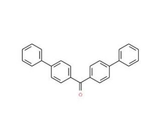 4,4&prime;-Diphenylbenzophenone (CAS 3478-90-8) - chemical structure image