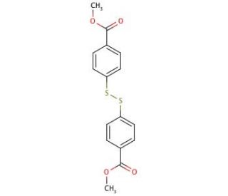 4,4&prime;-Dithiobisbenzoic Acid Dimethyl Ester (CAS 35190-68-2) - chemical structure image