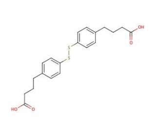 4,4&prime;-Dithiobisphenylbutyric Acid (CAS 72007-92-2) - chemical structure image