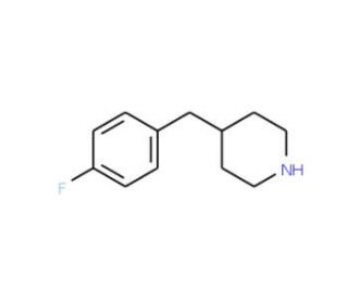 4-(4&prime;-Fluorobenzyl)piperidine (CAS 92822-02-1) - chemical structure image