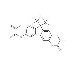 4,4&prime;-(Hexafluoroisopropylidene)diphenyl dimethacrylate (CAS 108050-42-6) - chemical structure image