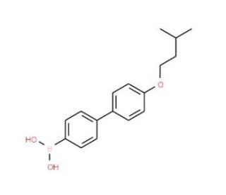 4-(4&prime;-Isopentyloxyphenyl)phenylboronic acid (CAS 1072951-81-5) - chemical structure image