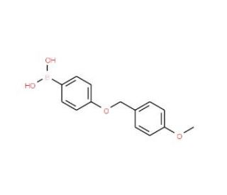 4-(4&prime;-Methoxybenzyloxy)phenylboronic acid (CAS 156635-90-4) - chemical structure image