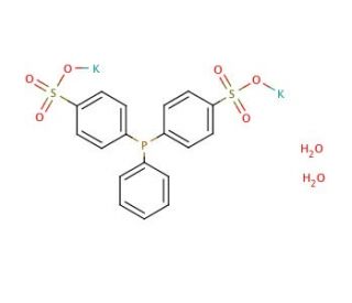 4,4′-(Phenylphosphinidene)bis(benzenesulfonic acid) dipotassium salt (CAS 308103-66-4) - chemical structure image