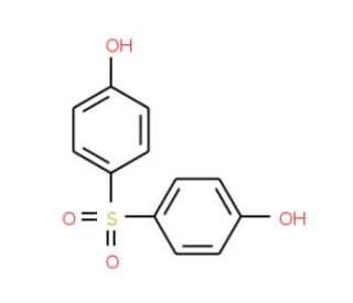 4,4&prime;-Sulfonyldiphenol (CAS 80-09-1) - chemical structure image
