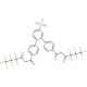 4,4′′-Bis(4,4,5,5,6,6,6-heptafluoro-1,3-dioxohexyl)-o-terphenyl-4′-sulfonyl chloride (CAS 200862-70-0) - chemical structure i