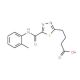 4-(5-{[(2-Methylphenyl)amino]carbonyl}-1,3,4-thiadiazol-2-yl)butanoic acid - chemical structure image