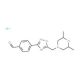 4-(5-{[(2R,6S)-2,6-Dimethylmorpholin-4-yl]methyl}-1,2,4-oxadiazol-3-yl)benzaldehyde hydrochloride - chemical structure image