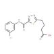 4-(5-{[(3-Chlorophenyl)amino]carbonyl}-1,3,4-thiadiazol-2-yl)butanoic acid - chemical structure image