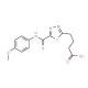 4-(5-{[(4-Methoxyphenyl)amino]carbonyl}-1,3,4-thiadiazol-2-yl)butanoic acid - chemical structure image