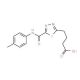 4-(5-{[(4-Methylphenyl)amino]carbonyl}-1,3,4-thiadiazol-2-yl)butanoic acid - chemical structure image