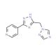 4-[5-(1H-1,2,4-Triazol-1-ylmethyl)-1H-1,2,4-triazol-3-yl]pyridine (CAS 477852-54-3) - chemical structure image