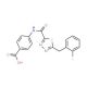 4-({[5-(2-Fluorobenzyl)-1,3,4-thiadiazol-2-yl]-carbonyl}amino)benzoic acid - chemical structure image
