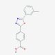 4-[5-(3-methylphenyl)-1,3,4-oxadiazol-2-yl]benzoic acid - chemical structure image