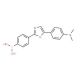 4-[5-(4-Dimethylaminophenyl)oxazol-2-yl]phenylboronic acid (CAS 380499-66-1) - chemical structure image