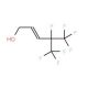 4,5,5,5-Tetrafluoro-4-(trifluoromethyl)pent-2-en-1-ol (CAS 83706-95-0) - chemical structure image