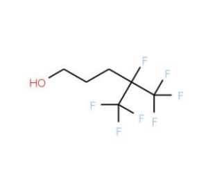 4,5,5,5-Tetrafluoro-4-(trifluoromethyl)pentan-1-ol (CAS 29819-73-6) - chemical structure image
