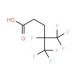 4,5,5,5-Tetrafluoro-4-(trifluoromethyl)valeric acid (CAS 243139-62-0) - chemical structure image