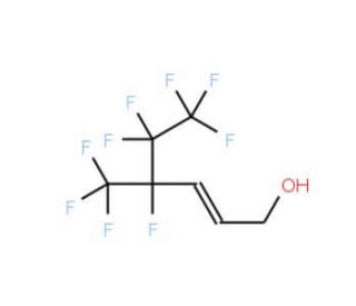 4,5,5,6,6,6-Hexafluoro-4-(trifluoromethyl)hex-2-en-1-ol - chemical structure image