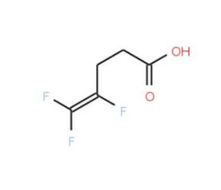 4,5,5-Trifluoropent-4-enoic acid (CAS 110003-22-0) - chemical structure image