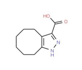 4,5,6,7,8,9-Hexahydro-1H-cyclooctapyrazole-3-carboxylic acid - chemical structure image