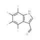 4,5,6,7-Tetrafluoro-1H-indole-3-carboxaldehyde (CAS 30683-38-6) - chemical structure image