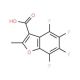 4,5,6,7-tetrafluoro-2-methyl-1-benzofuran-3-carboxylic acid (CAS 3265-72-3) - chemical structure image