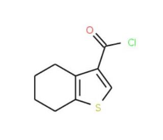 4,5,6,7-tetrahydro-1-benzothiophene-3-carbonyl chloride - chemical structure image