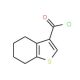 4,5,6,7-tetrahydro-1-benzothiophene-3-carbonyl chloride - chemical structure image