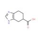4,5,6,7-Tetrahydro-1H-benzoimidazole-5-carboxylic acid (CAS 26751-24-6) - chemical structure image