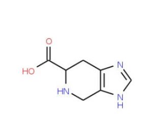 4,5,6,7-Tetrahydro-1H-imidazo[4,5-c]pyridine-6-carboxylic acid (CAS 495-77-2) - chemical structure image