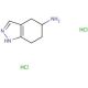 4,5,6,7-tetrahydro-1H-indazol-5-amine dihydrochloride - chemical structure image