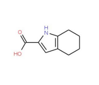 4,5,6,7-Tetrahydro-1H-indole-2-carboxylic acid (CAS 131172-64-0) - chemical structure image