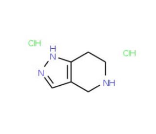 4,5,6,7-tetrahydro-1H-pyrazolo[4,3-c]pyridine dihydrochloride (CAS 157327-44-1) - chemical structure image