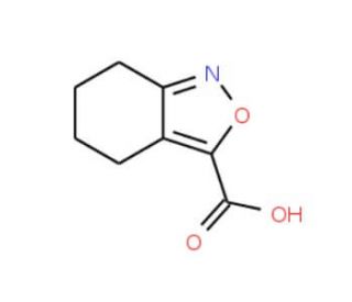 4,5,6,7-Tetrahydro-2,1-benzisoxazole-3-carboxylic acid (CAS 261350-47-4) - chemical structure image