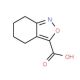 4,5,6,7-Tetrahydro-2,1-benzisoxazole-3-carboxylic acid (CAS 261350-47-4) - chemical structure image