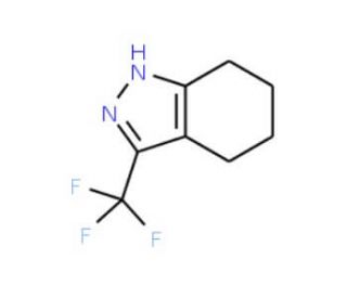 4,5,6,7-Tetrahydro-3-(trifluoromethyl)-1H-indazole (CAS 35179-55-6) - chemical structure image
