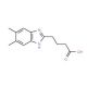 4-(5,6-Dimethyl-1H-benzoimidazol-2-yl)-butyric acid - chemical structure image