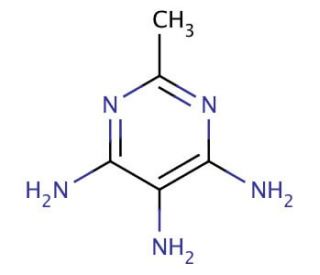 4,5,6-Triamino-2-methylpyrimidine - chemical structure image