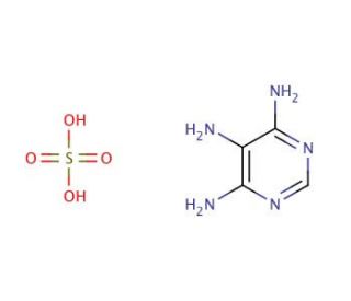 4,5,6-Triaminopyrimidine sulphate (CAS 49721-45-1) - chemical structure image