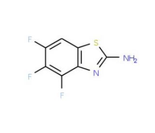 4,5,6-Trifluoro-benzothiazol-2-ylamine - chemical structure image