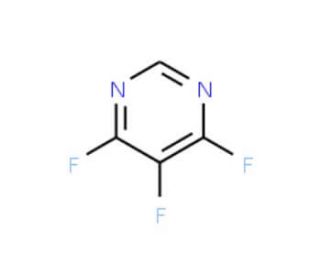 4,5,6-Trifluoropyrimidine (CAS 17573-78-3) - chemical structure image