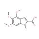 4,5,6-Trimethoxy-1-methyl-1H-indole-2-carboxylic acid - chemical structure image