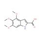 4,5,6-trimethoxy-1H-indole-2-carboxylic acid - chemical structure image